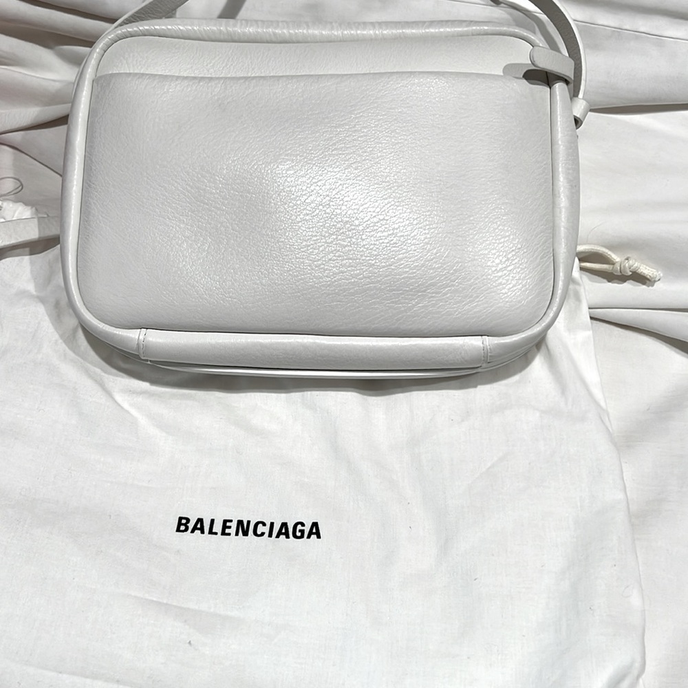 Balenciaga Small Everyday Camera Bag White Gem